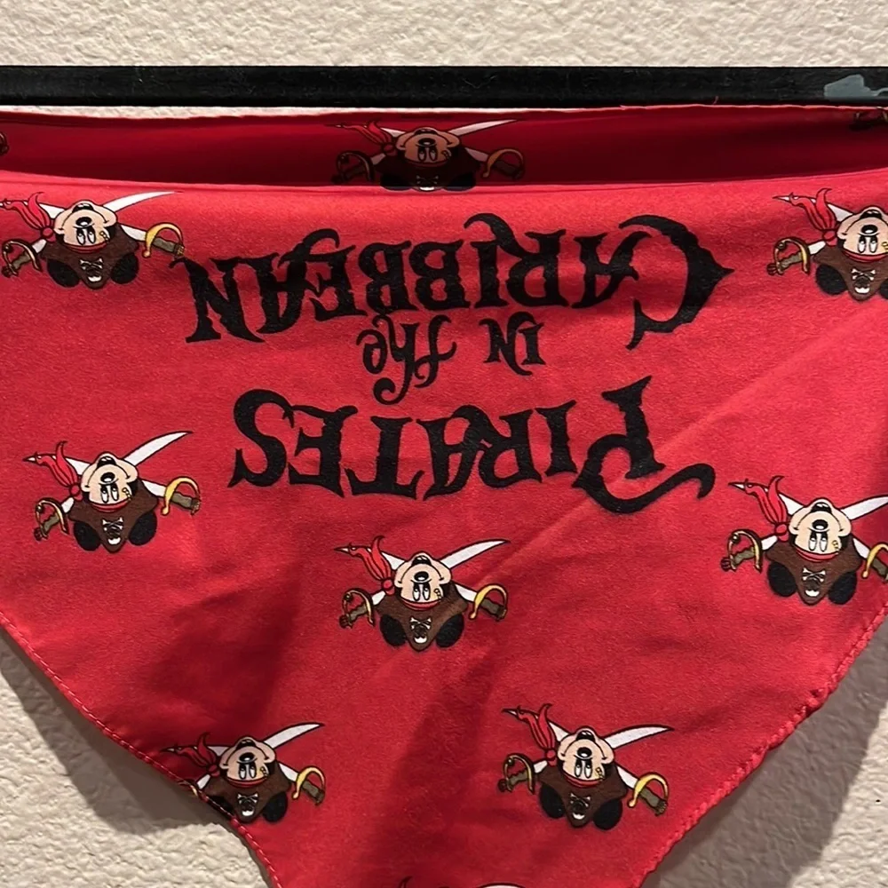 Disney Pirates of The Caribbean Mickey Pirate Bandana Head-kerchief Head Wrap